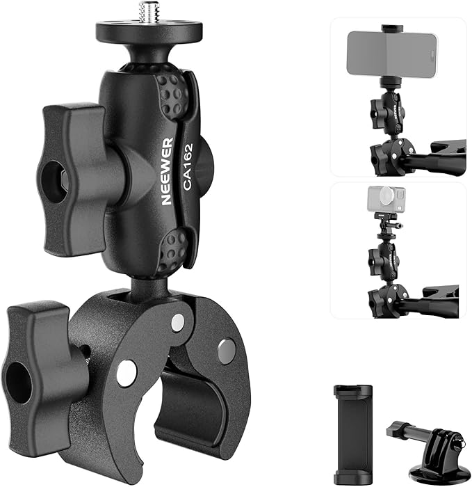 NEEWER Super Clamp Action Camera Mount by Neewer