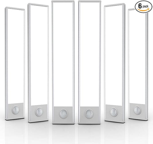6 Pack Under Cabinet Lights Wireless, 32 LED Motion Sensor Light Indoor by AVEVA