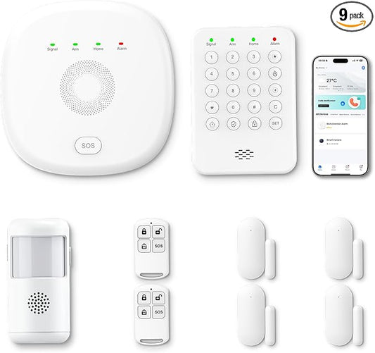Home Security System 9-Piece Work by PGST