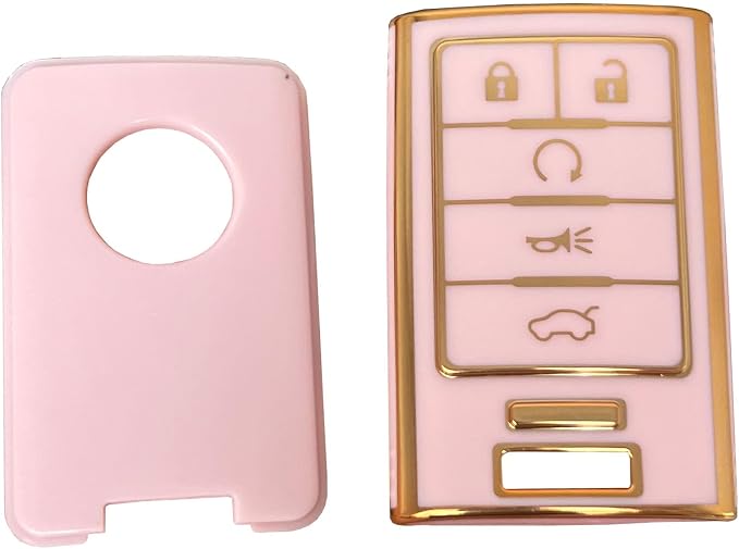 Keyless Entry Systems Key for Cadillac Key Fob Cover Shell - Image 4