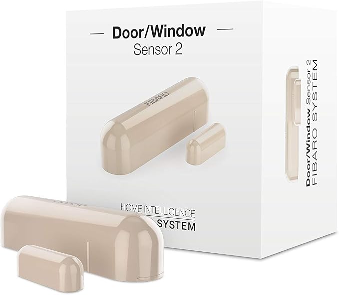 FIBARO FIBEFGDW-002-4 FGDW-002-4 Door/Window Sensor 2, 250 V, Window Contact 2 by Fibaro