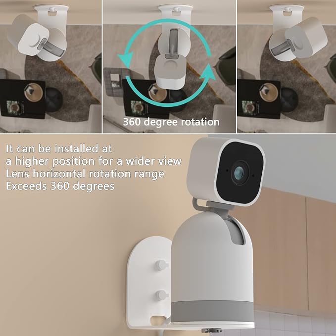 Zwolf Metal Wall Mount for Blink Mini Pan Tilt Camera, Provide Better Viewing - Image 5