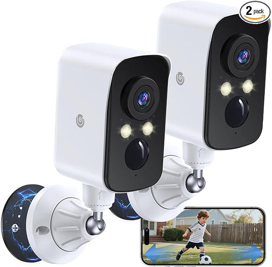360° View Wireless Outdoor Security Camera, No Subscription Free 7-Day Cloud/SD by Proectwhatmatters