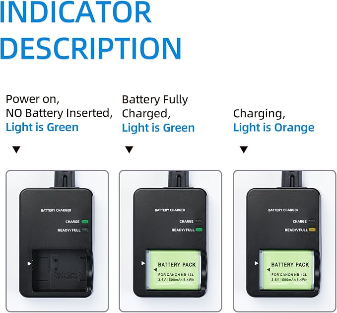 CB-2LH CB-2LHT NB-13L Battery Charger Compatible - Image 5