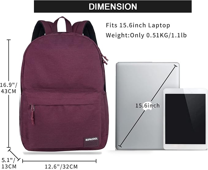 SUPACOOL Casual Laptop Backpack - Image 4