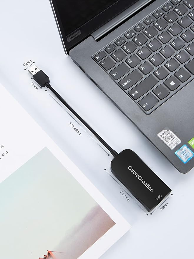 CableCreation 2.5G Ethernet to USB Adapter, Gigabit LAN Dongle Compatible - Image 8
