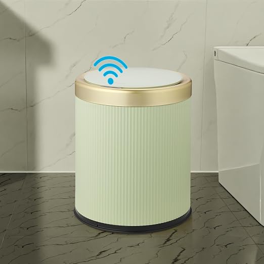 Smart Touchless Bathroom Trash Can, 2.8 Gallon Automatic Motion Sensor Rubbish - Image 8