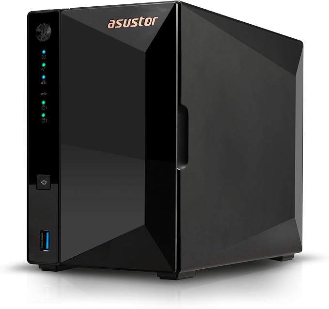 Asustor Drivestor 2 Pro Gen2 AS3302T v2, 2 Bay NAS, 1.7GHz Quad-Core, 2.5GbE by Asustor