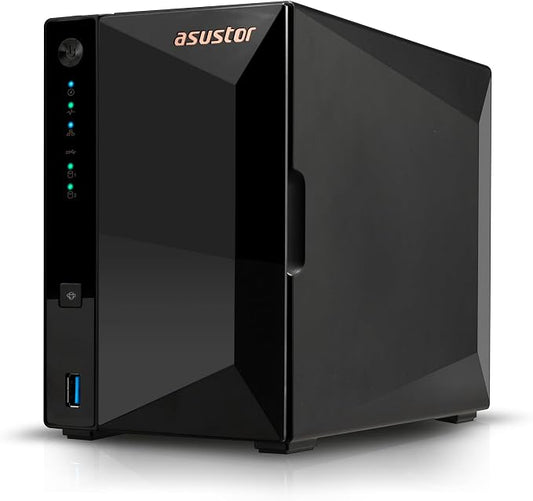 Asustor Drivestor 2 Pro Gen2 AS3302T v2, 2 Bay NAS, 1.7GHz Quad-Core, 2.5GbE by Asustor