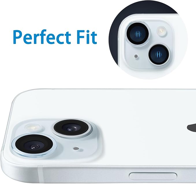 Compatible with iPhone 15 and iPhone 15 Plus Camera Lens Protector, - Image 6