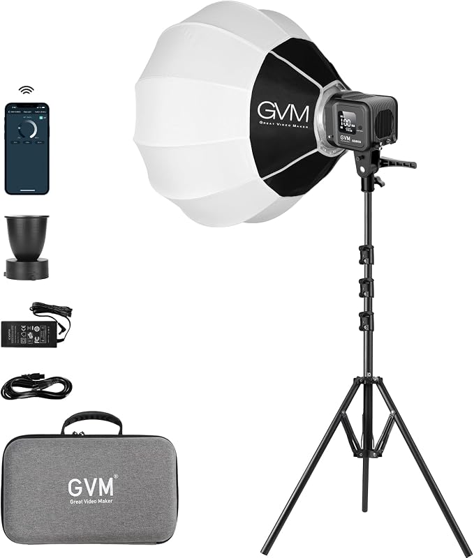 GVM 80W SD80S LED Video Light by GVMGreatVideoMaker
