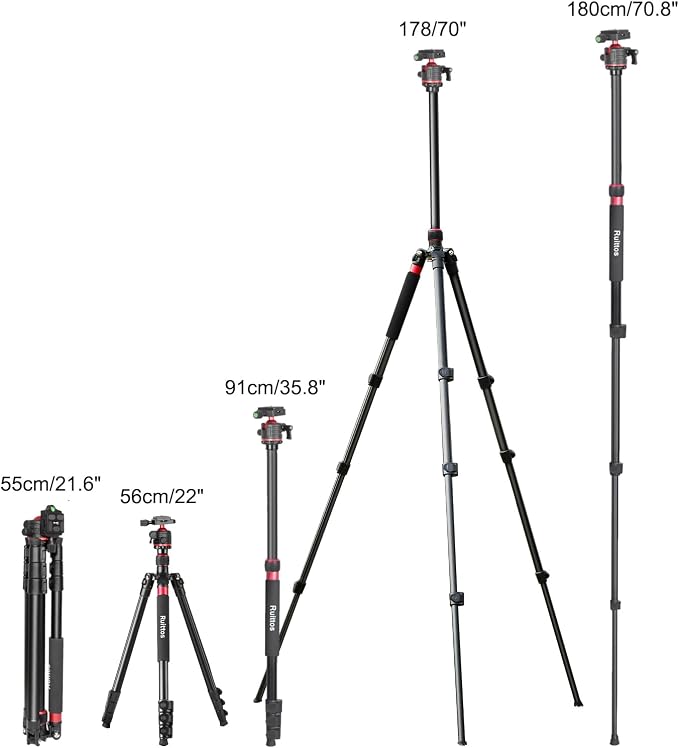 Travel Tripod, Video Camcorders, Action Cameras, Telescopes...8.8lbs - Image 6
