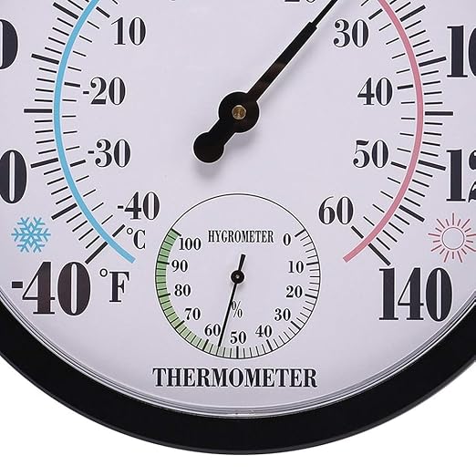 Outdoor Thermometer Hygrometer, 10 Inch Outdoor Thermometer Large Numbers - Image 8