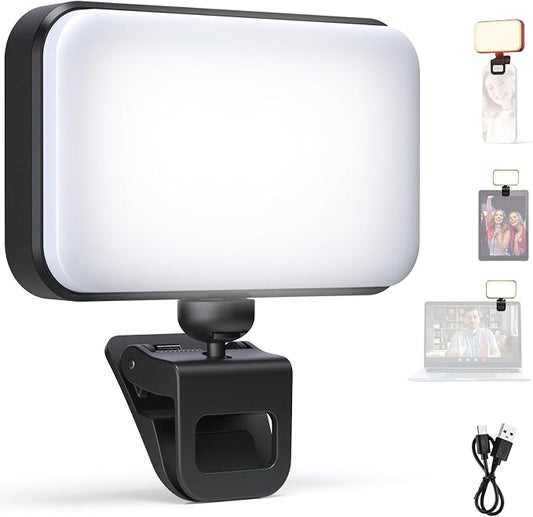 NEEWER Entry Level Version LED Selfie Light, Plastic Clip on Phone Fill Lighting by Neewer
