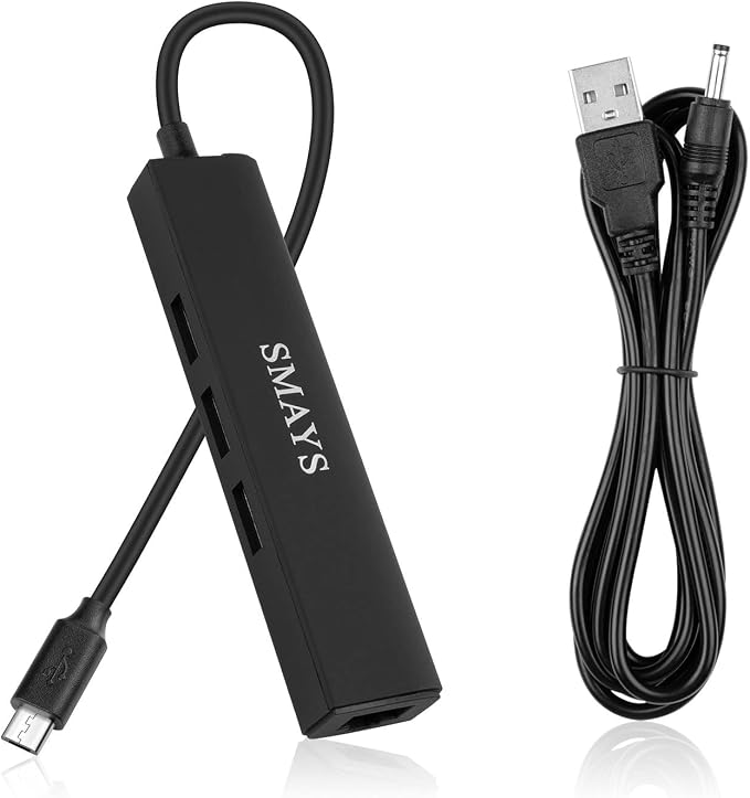 Smays Ethernet Adapter for onn Android TV 4K Streaming Device Box by SMAYS