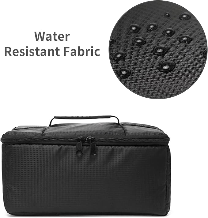 Camera Insert Bag Camera Case, Water Resistant Camera Bag Insert Portable Inner - Image 6