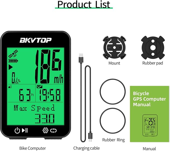 GPS Bike Computer Wireless Cycling Computer - Image 9