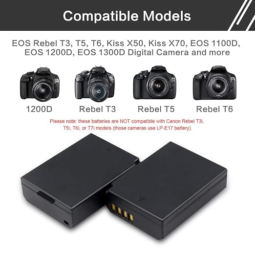 ENEGON LP-E10 Replacement Battery and Rapid Dual Charger - Image 3
