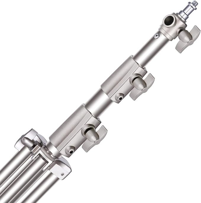 NEEWER 102"/2.6m Stainless Steel Light Stand, Spring Cushioned Heavy Duty - Image 5