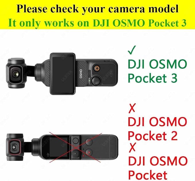 ULBTER Lens Screen Protector for DJI Osmo Pocket 4 / Pocket 3, Tempered Glass - Image 3