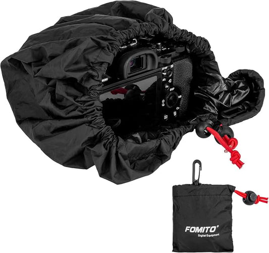 FOMITO Camera Rain Cover Coat Storage Bag Protector Rainproof Waterproof by FOMITO