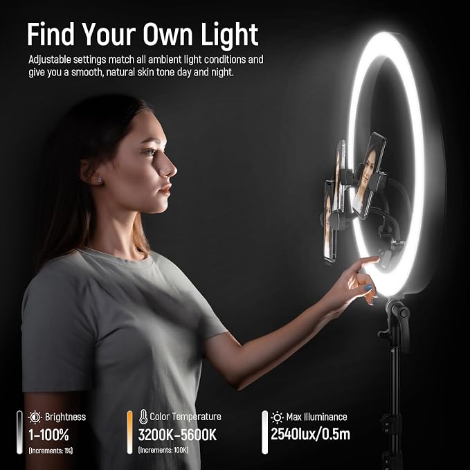 NEEWER Ring Light RP19H 19 Inch - Image 2