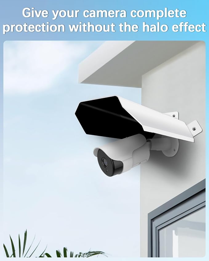 Universal Security Camera Sun Rain Cover Shield, Waterproof Protective Roof - Image 5
