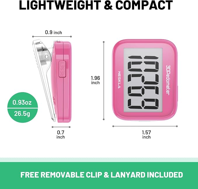 3D Pedometer for Walking, Simple Step Counter - Image 6