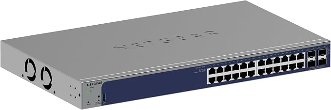 NETGEAR 28-Port Gigabit Ethernet Smart Switch- Managed, by NETGEAR