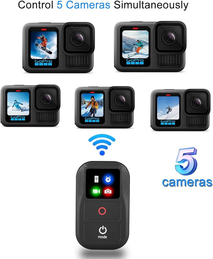 Suptig Wireless Remote Control for GoPro Hero 13/12/11/10/9/8 Black, Gopro Max - Image 6