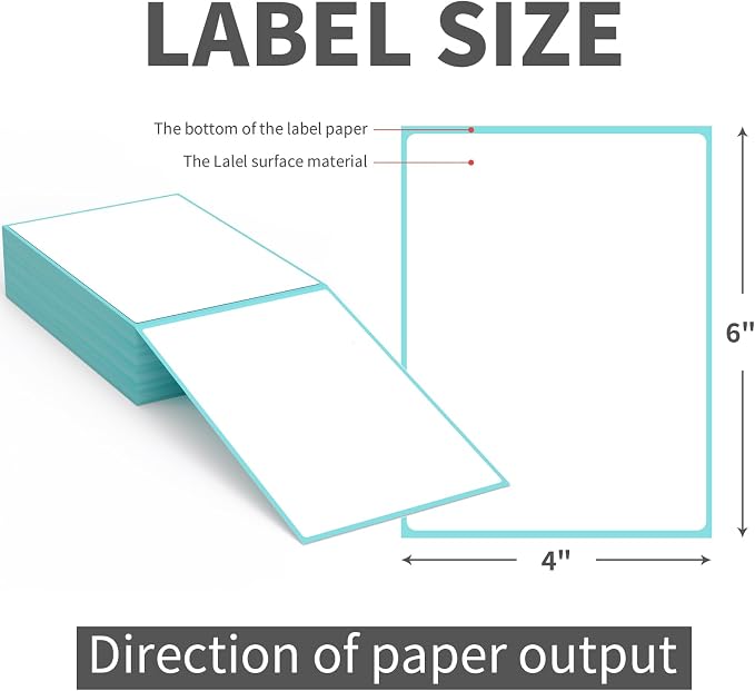 9527 Product Fanfold 4 x 6 Direct Thermal Labels - Image 2