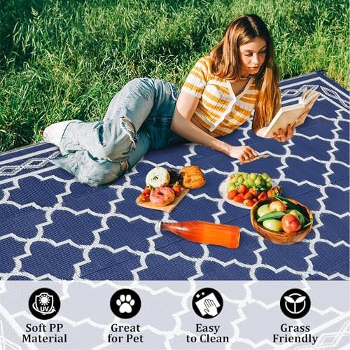 GarveeLife Outdoor Rug 9x12 Outdoor Rug - Image 6