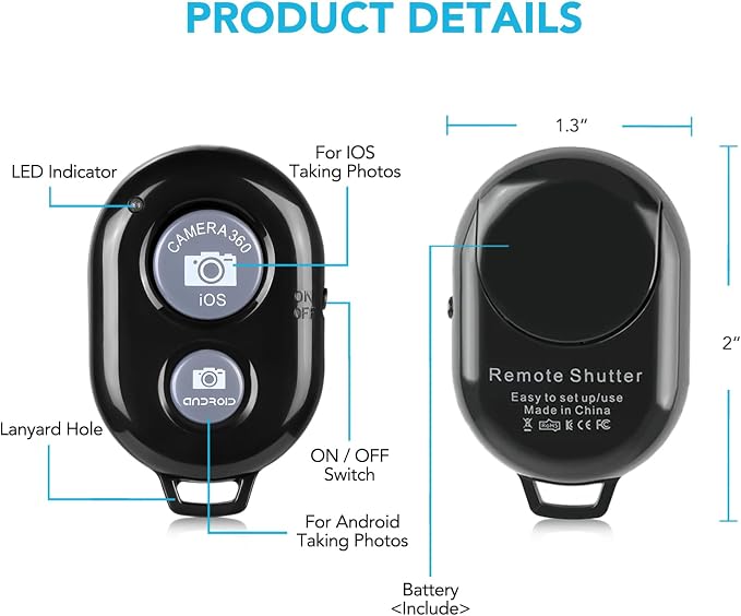 2 Pack Wireless Camera Remote Control - Image 7