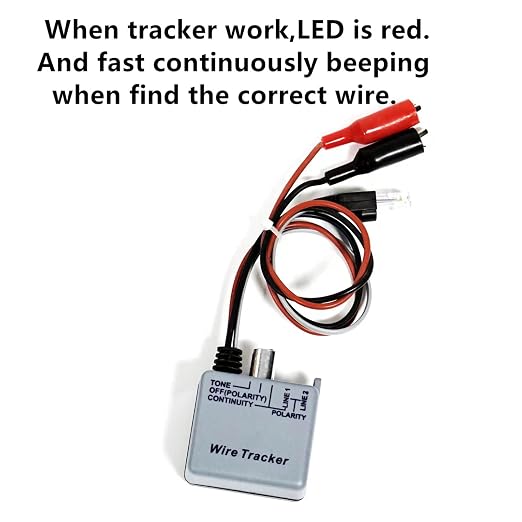 Tone Generator Kit, Wire Tracer Circuit Tester, 200EP High Accuracy Cable Toner - Image 5