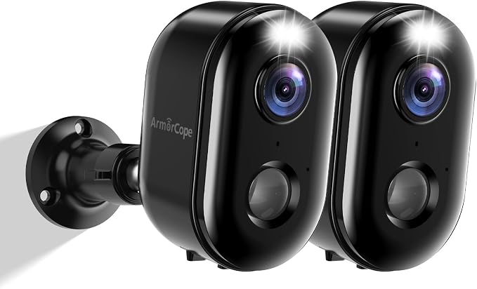 Armorcope Security Cameras Wireless Outdoor, Battery Powered 2k Color Night by Armorcope