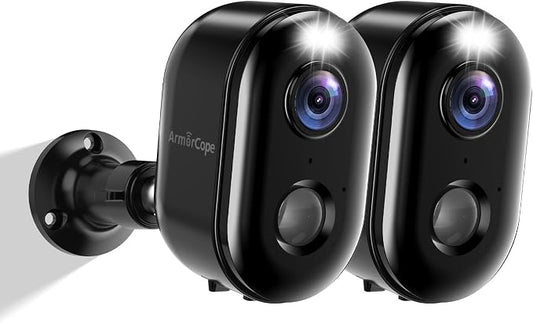 Armorcope Security Cameras Wireless Outdoor, Battery Powered 2k Color Night by Armorcope