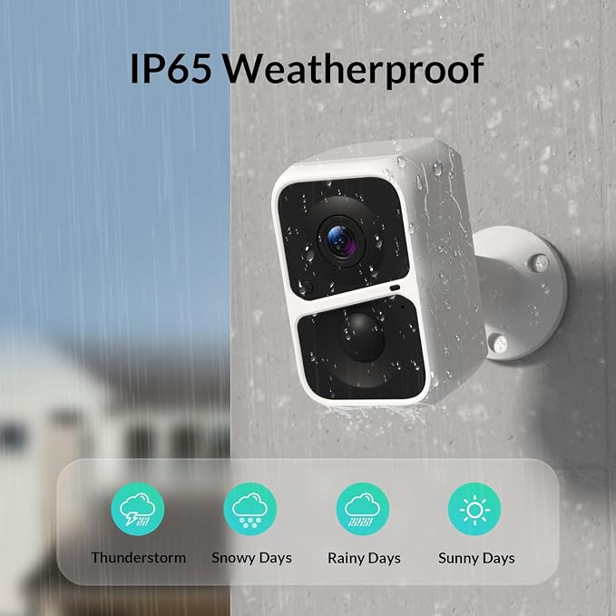 Vicohome 2K Wireless Battery-Powered WiFi Security Camera, Outdoor/Indoor - Image 2