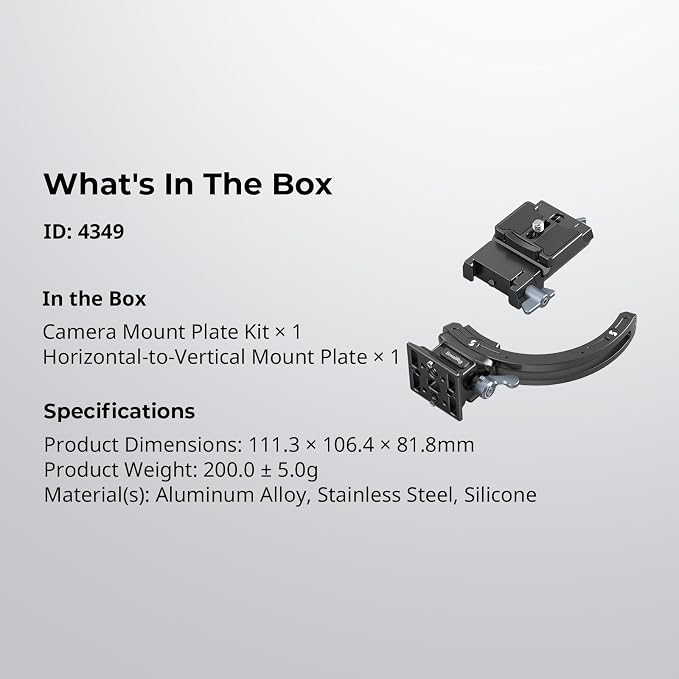 SmallRig Horizontal-to-Vertical Mount Plate Kit - Image 9