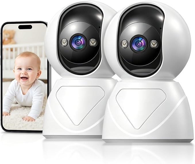 Baby Monitor with Camera and Audio, 3MP Baby Camera by GUOANVISION