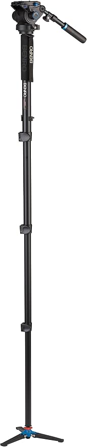 Benro Aluminum 4 Series Flip-Lock Video Monopod Kit w/ 3-Foot Articulating Base - Image 5
