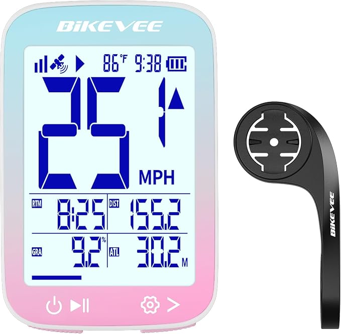 GPS Bike Computer Wireless Cycling Computer by Bikevee