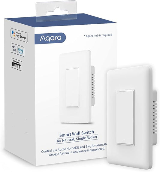 Aqara Smart Light Switch, Requires AQARA HUB, Zigbee Light Switch, Remote by Aqara