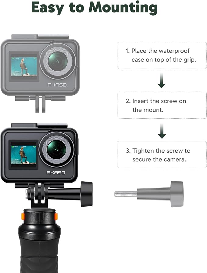 AKASO Waterproof Floating Hand Grip Action Camera Accessories - Image 4