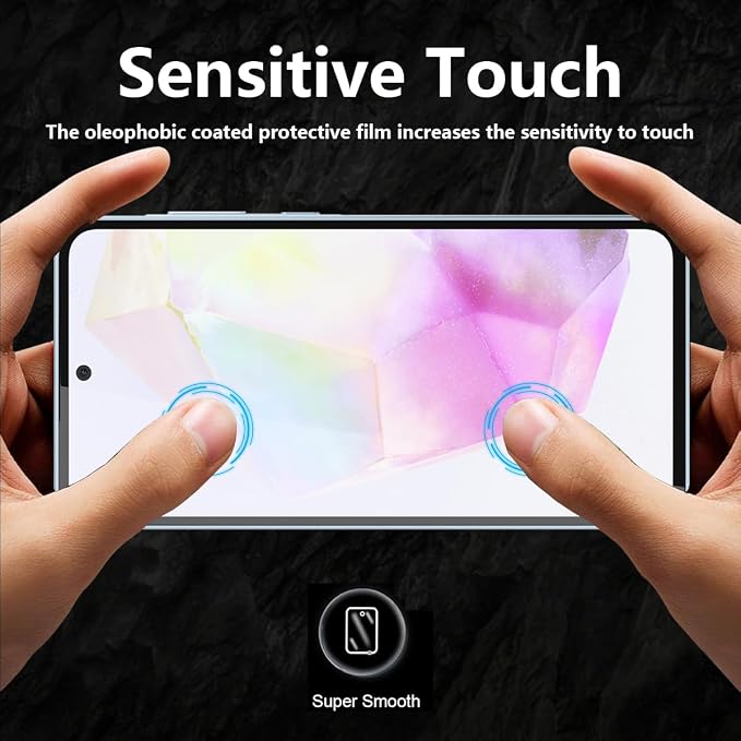3 Pack for Samsung Galaxy A35/A36/A55/A56/S24 FE/S25 FE Screen Protector - Image 7