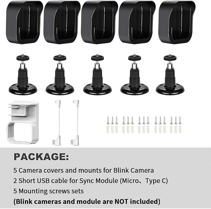 All-New Blink Outdoor Camera Wall Mount, 360° Adjustable Mount and Weather - Image 6