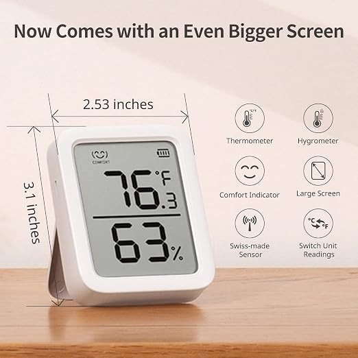 SwitchBot Thermometer Hygrometer, Temperature Sensor - Image 4