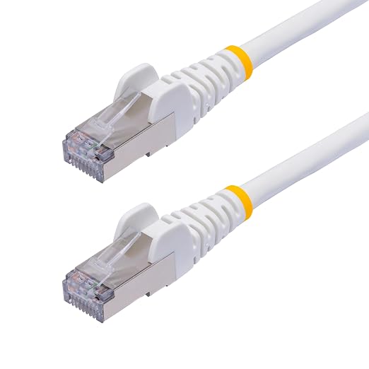StarTech.com 40ft White CAT8 Ethernet Cable, Snagless RJ45, 100W PoE++ by StarTech