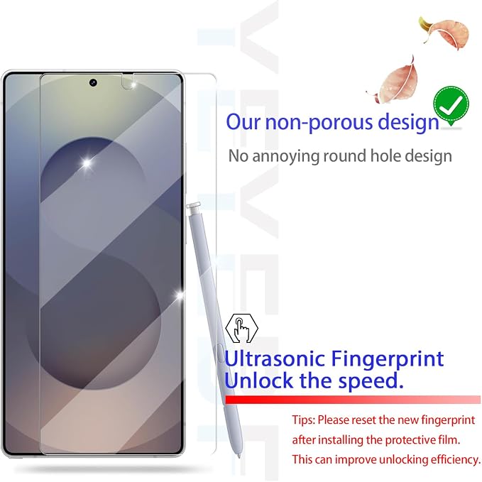 Screen Protector for Samsung Galaxy S25 Ultra, Tempered Glass for Galaxy S25 - Image 4