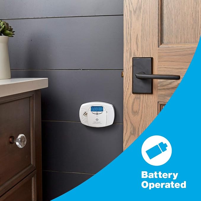 First Alert CO410 Digital Carbon Monoxide Detector 3-Pack | Battery Operated - Image 4
