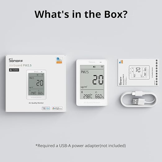 SONOFF SAWF-07P Smart Indoor Air Quality Monitor - Image 7